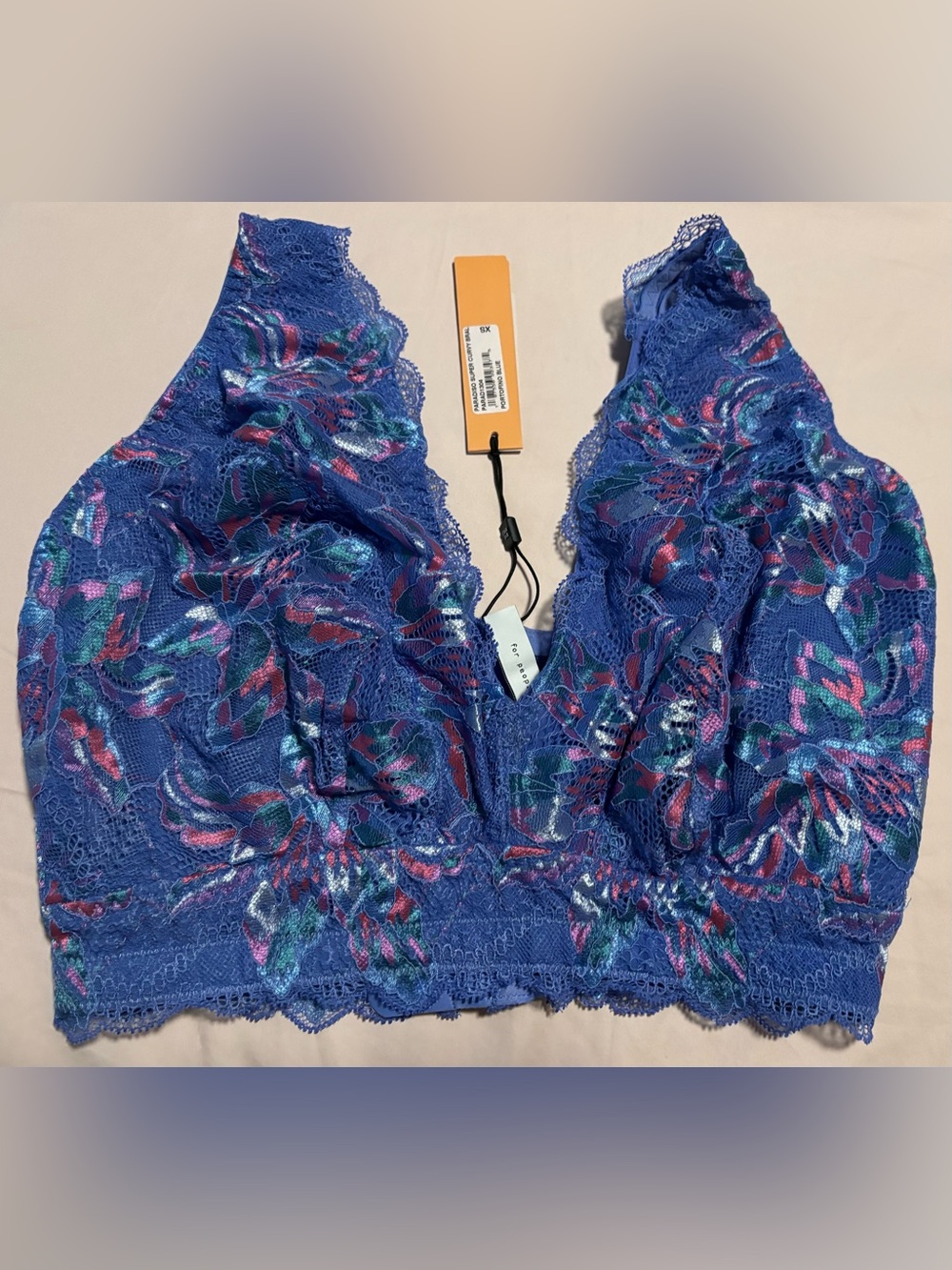 Paradiso Super Curvy Bralette by Cosabella in Portofino Blue, Size XS. BNWT